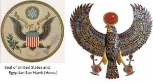 Great Seal and Horus, Sun God